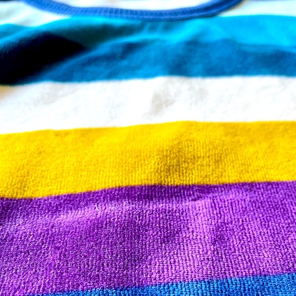 Vintage Striped Velour Longsleeve T - Picture 2 of 2